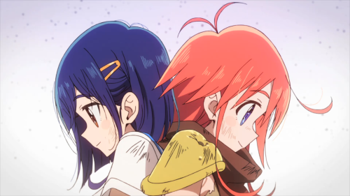 Flip Flappers / Episode 3 / Cocona and Papika back-to-back