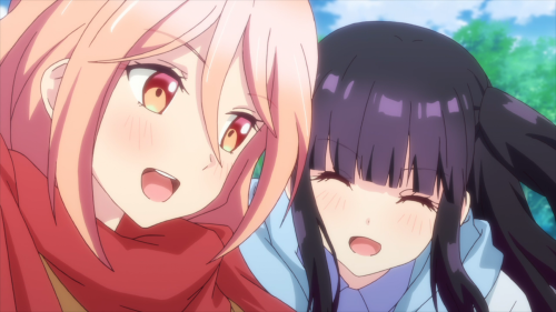 Netsuzou TRap / Episode 2 / Yuma and Hotaru laughing together
