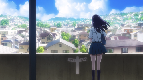 Koi wa Ameagari no You ni / Episode 6 / Akira looking out over the city